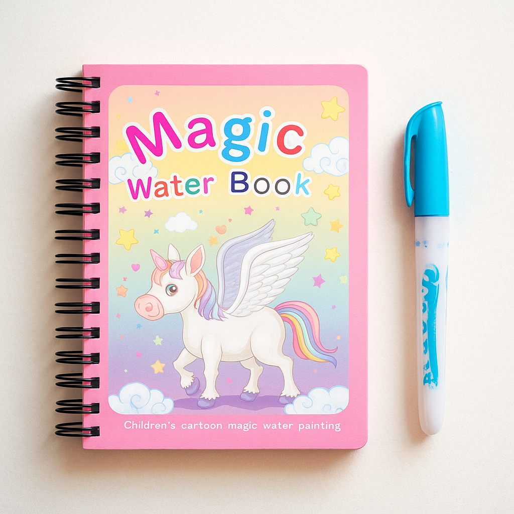 Children's Magic Water Painting Book