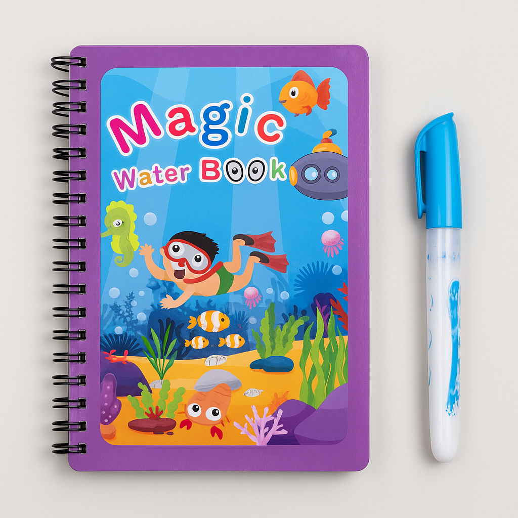 Children's Magic Water Painting Book