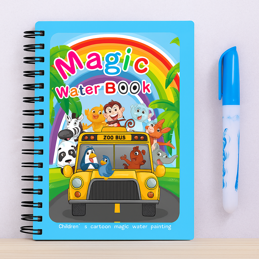 Children's Magic Water Painting Book