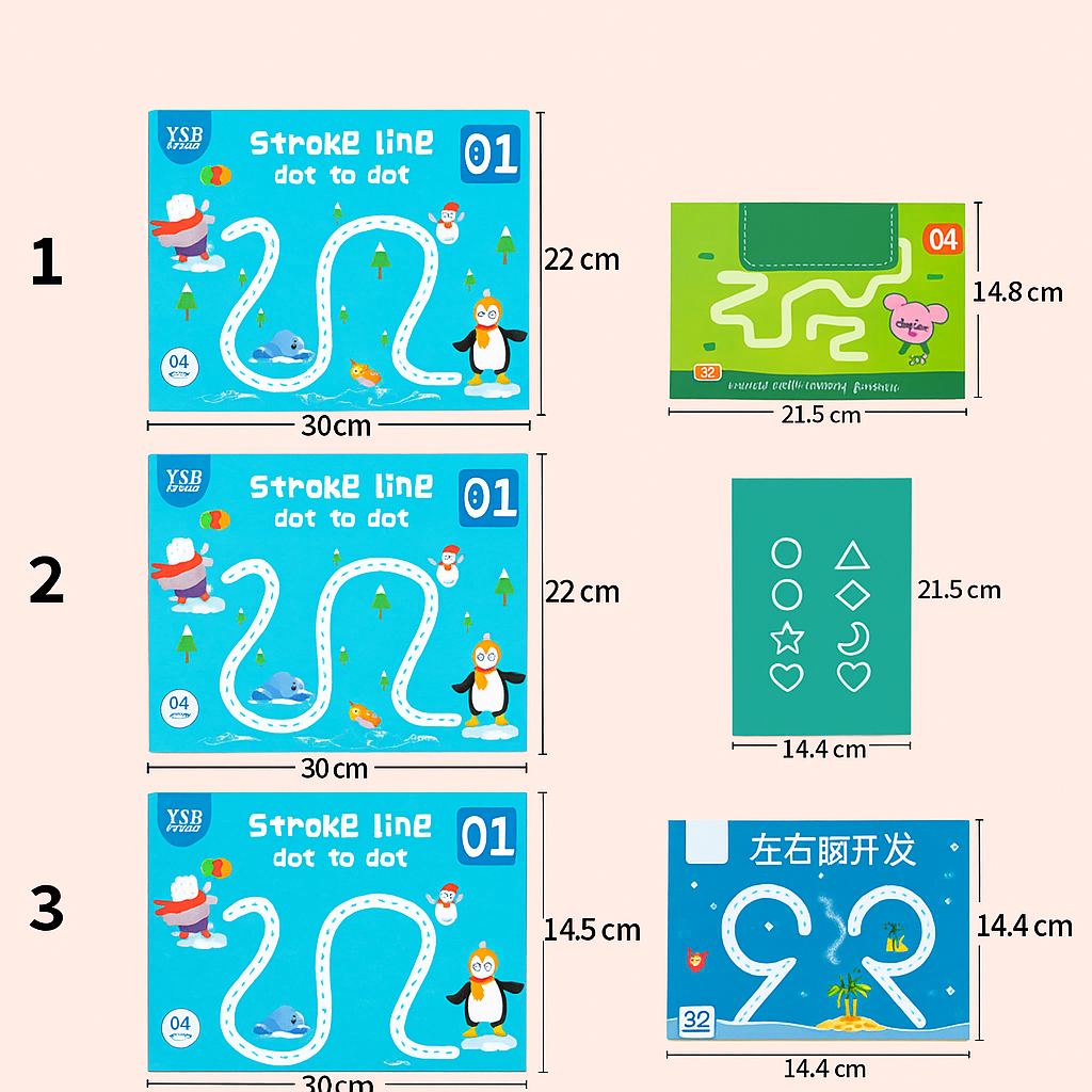 Preschool Pen Control Practice Workbook
