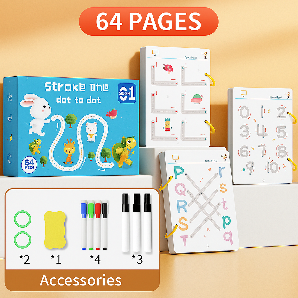 Preschool Pen Control Practice Workbook
