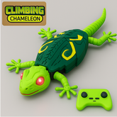 Wall-Climbing Chameleon – LED Eyes & Flexible Movement
