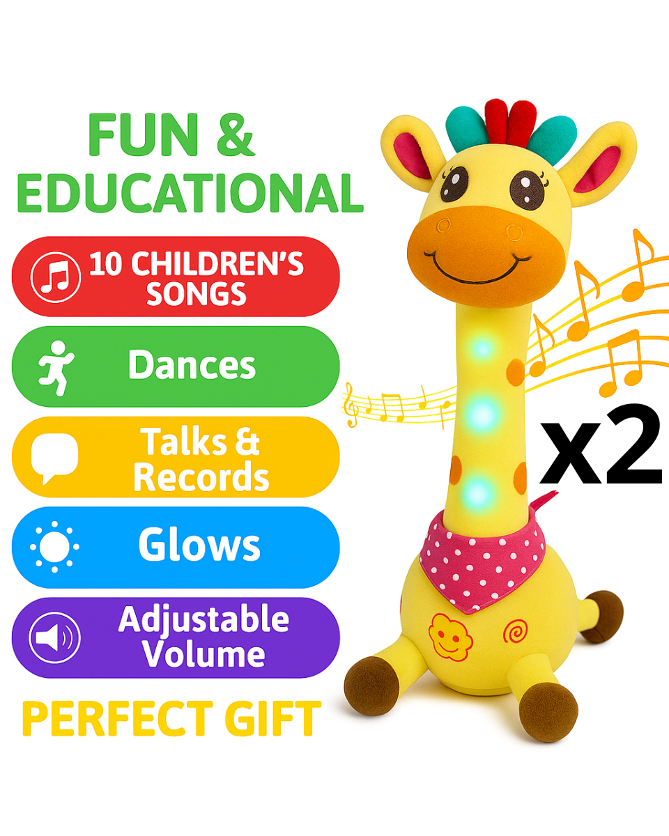 Musical Giraffe Toy – Sings, Dances & Repeats What You Say