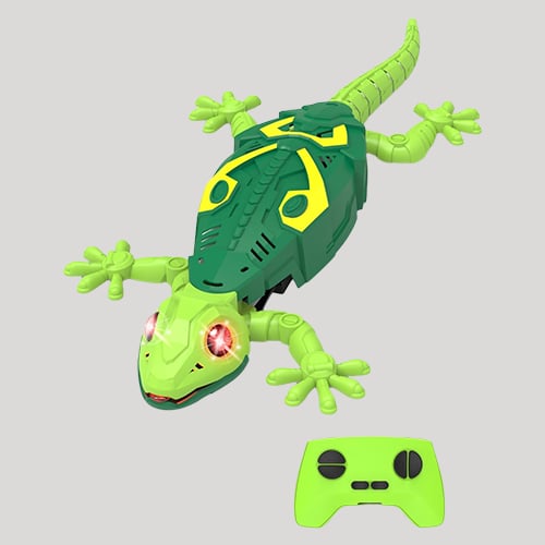 Wall-Climbing Chameleon – LED Eyes & Flexible Movement