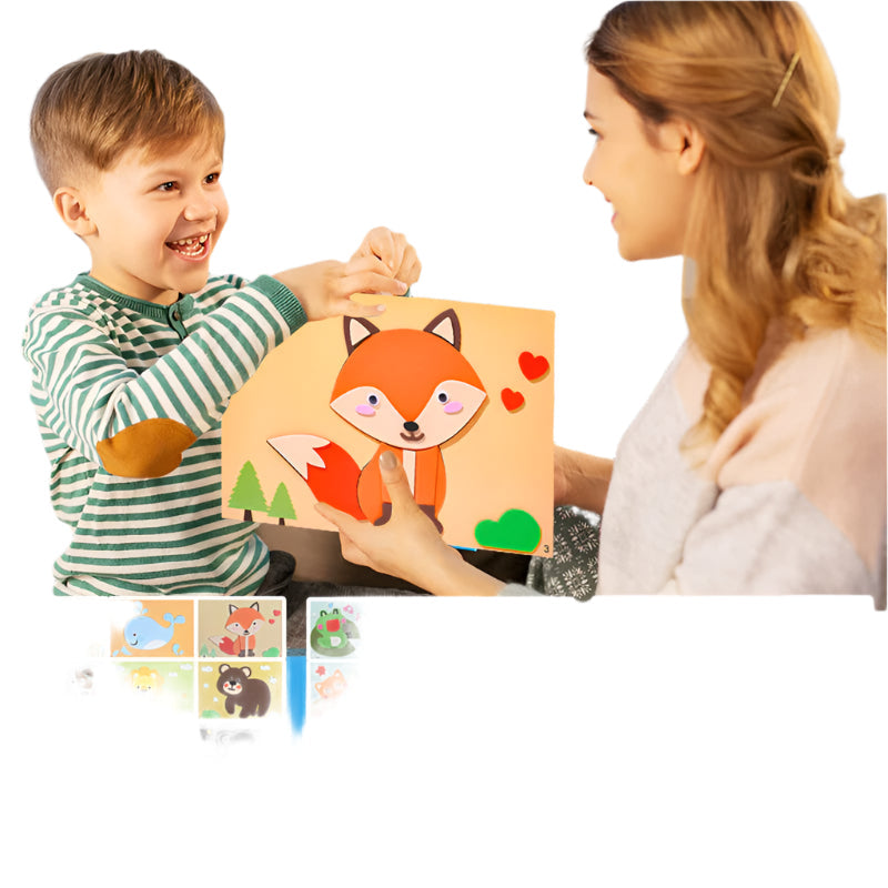 Kitstix | Encourages creativity and craftsmanship - Make your own 3D animal stickers