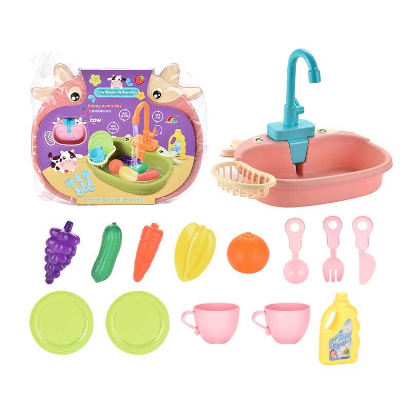 Toystar AquaWash | Learning housekeeping through play - Realistic toy dishwasher with running water - Spelenderwijs huisho...
