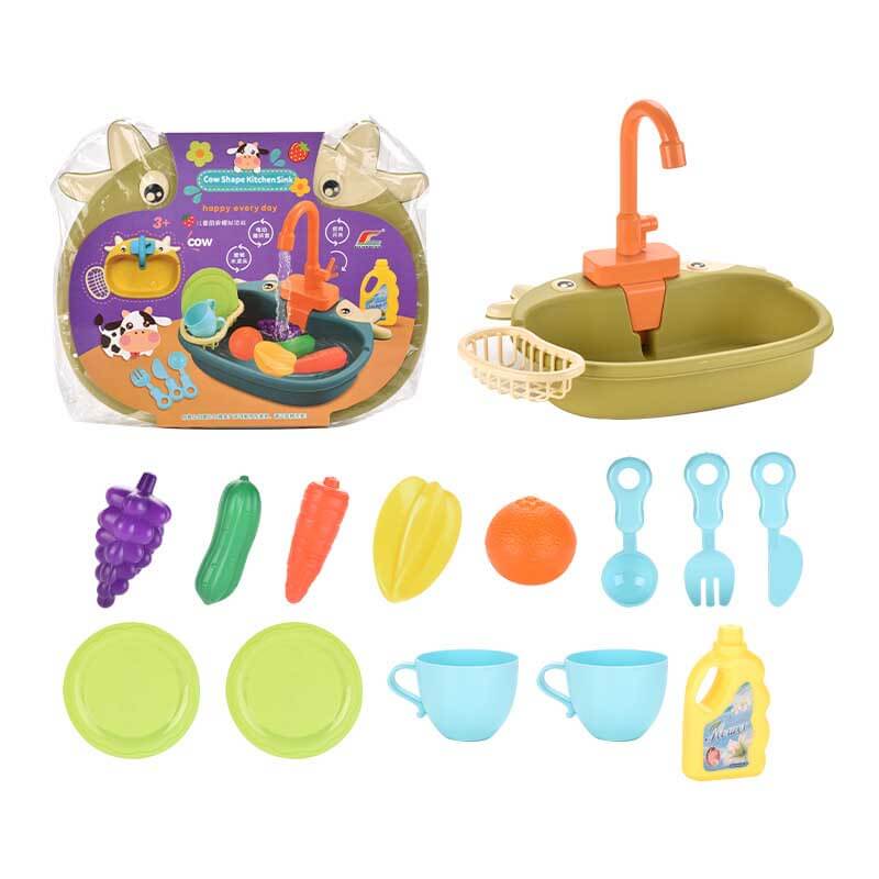 Toystar AquaWash | Learning housekeeping through play - Realistic toy dishwasher with running water - Spelenderwijs huisho...
