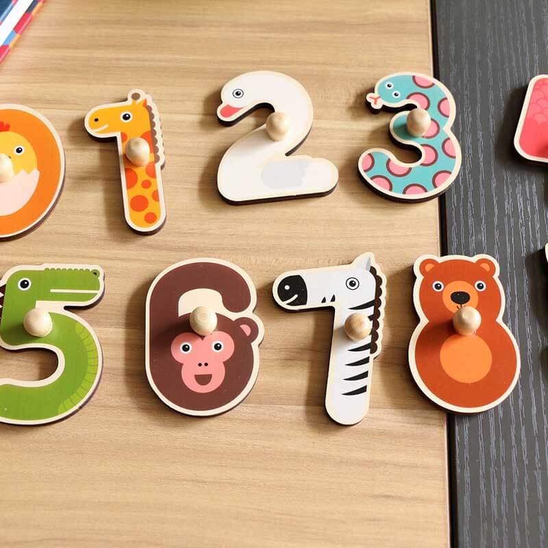 Toystar NummaPals | Learn to count in a playful way! - Montessori puzzle book with numbers and animals - Spelenderwijs ler...