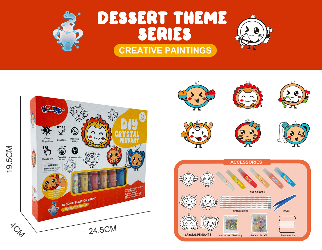 Toystar SparkleCharm | Magical creativity for little artists - DIY crystal pendant craft kit - Magische creativiteit voor ...