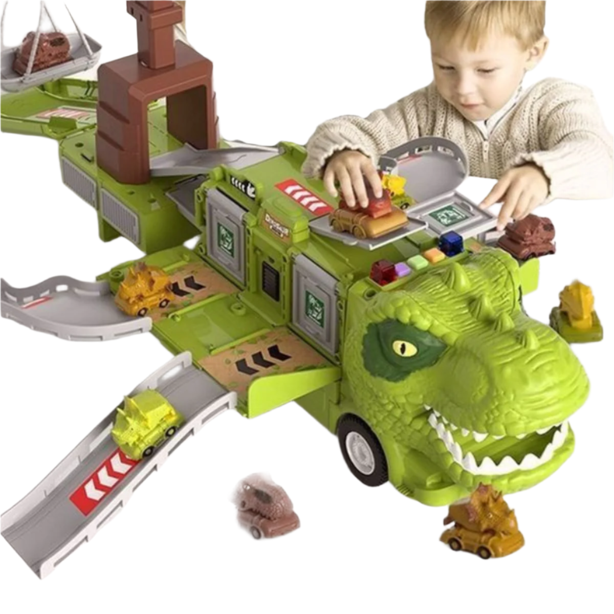 Toystar DinoRacer | Experience prehistoric adventure - 2-in-1 dinosaur truck toy - Beleef prehistorisch avontuur - 2-in-1 ...