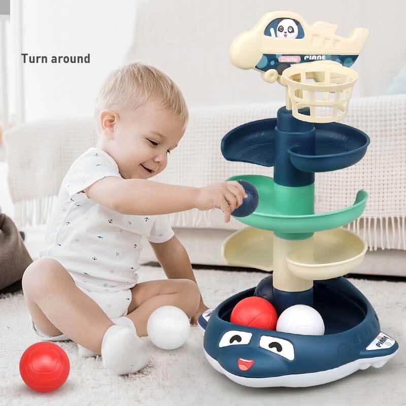 Toystar SpinStack | Rotating fun - Educational stacking tower with moving balls - Draaiend speelplezier - Educatieve stape...
