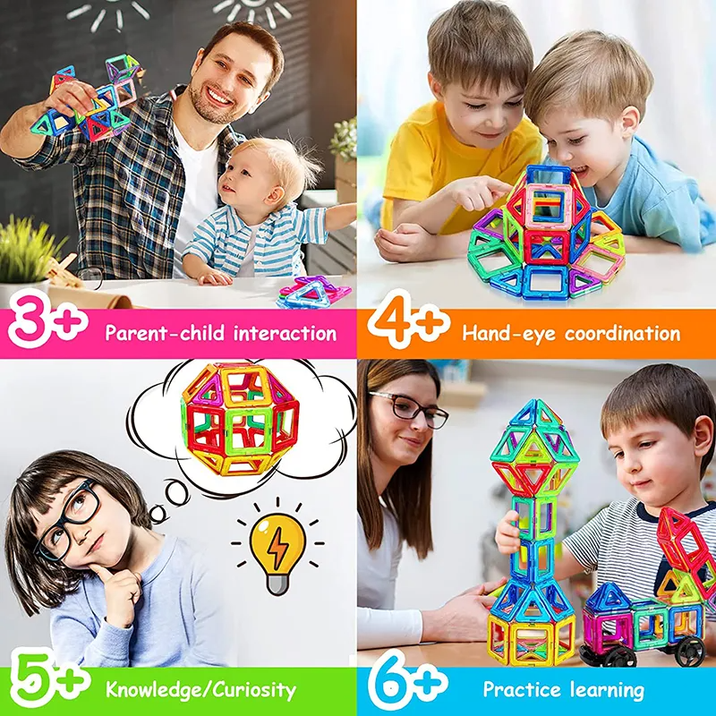 Magnetix Architects Tiles | Encourage budding master builders - Magnetic building toys