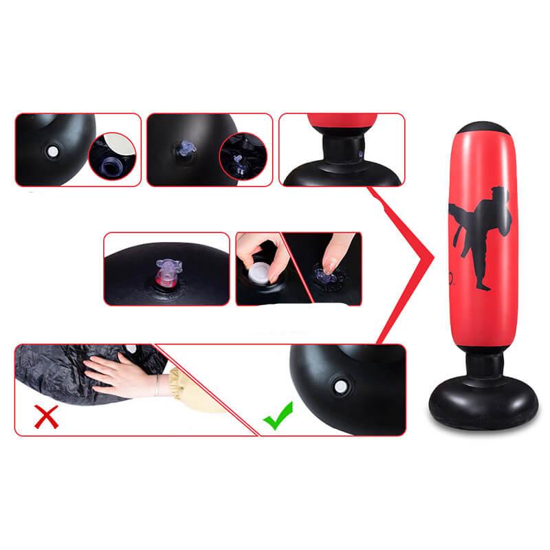 Toystar PowerStrike Punch Bag | Enhance strength and endurance - Inflatable freestanding boxing tower for intensive traini...
