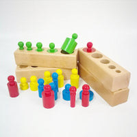Thumbnail for Toystar Ecotoys SensoryBlocks | Develop sense of touch and coordination - Montessori wooden puzzle set - Ontwikkel tastzin...