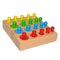 Thumbnail for Toystar Ecotoys SensoryBlocks | Develop sense of touch and coordination - Montessori wooden puzzle set - Ontwikkel tastzin...