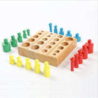 Thumbnail for Toystar Ecotoys SensoryBlocks | Develop sense of touch and coordination - Montessori wooden puzzle set - Ontwikkel tastzin...