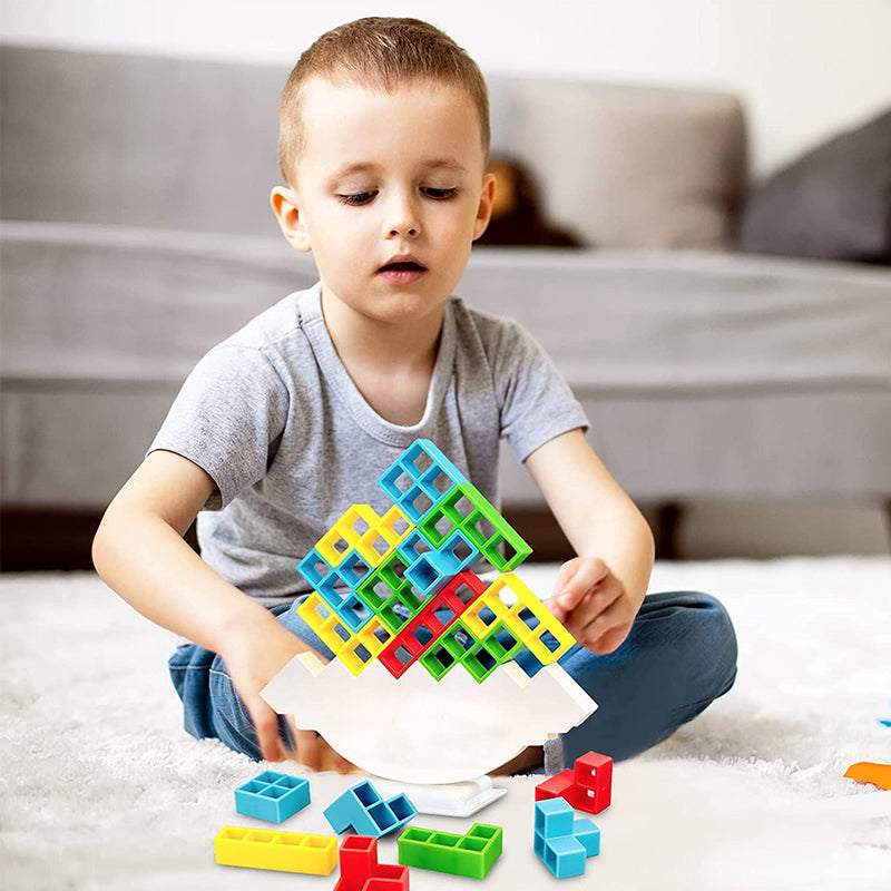 Toystar TetraTower |  Build and balance! - Tetris Stacking Game - Bouw en balanseer! - Tetris Stapelspel (4)