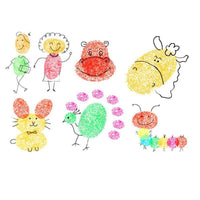 Thumbnail for Toystar Finger Stamp Painting Set | Stimulates creativity and fun - Ink painting cushion for children - Stimuleert creativ...