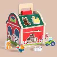 Thumbnail for Toystar FarmyPlay | Educational and fun - Wooden sorting farm with farm animals and shapes - Leerzaam en leuk - Houten sor...