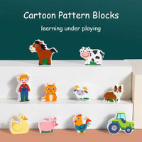 Thumbnail for Toystar FarmyPlay | Educational and fun - Wooden sorting farm with farm animals and shapes - Leerzaam en leuk - Houten sor...