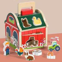 Thumbnail for Toystar FarmyPlay | Educational and fun - Wooden sorting farm with farm animals and shapes - Leerzaam en leuk - Houten sor...
