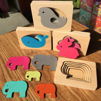 Thumbnail for Toystar EcoToys Animato™ | Encourage playful learning - Animals 3D Wooden Puzzle - Stimuleer spelenderwijs leren - Dieren ...