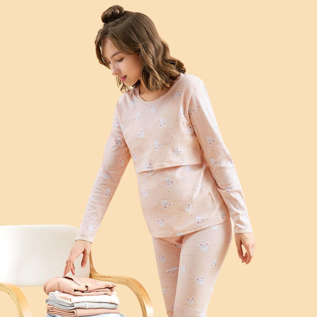 Toystar Mom's Comfort | Feel Beautiful and Caring - Soft Maternity Dress for Home - Voel Je Mooi en Zorgzaam - Zachte Zwan...