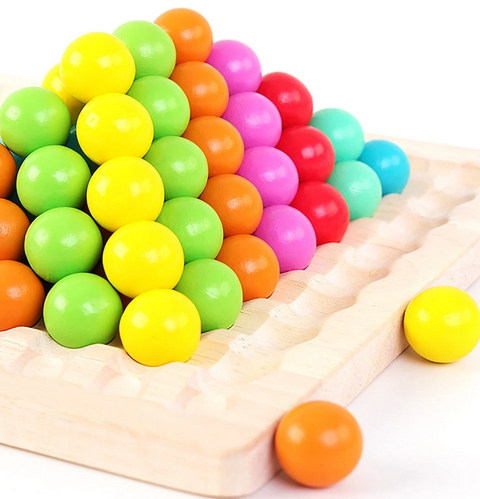 Toystar Ecotoys BeadBounce | Count, Slide, Win - Montessori Bead Board Sorting Game - Tellen, Schuiven, Winnen - Montessor...
