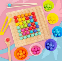 Thumbnail for Toystar Ecotoys BeadBounce | Count, Slide, Win - Montessori Bead Board Sorting Game - Tellen, Schuiven, Winnen - Montessor...