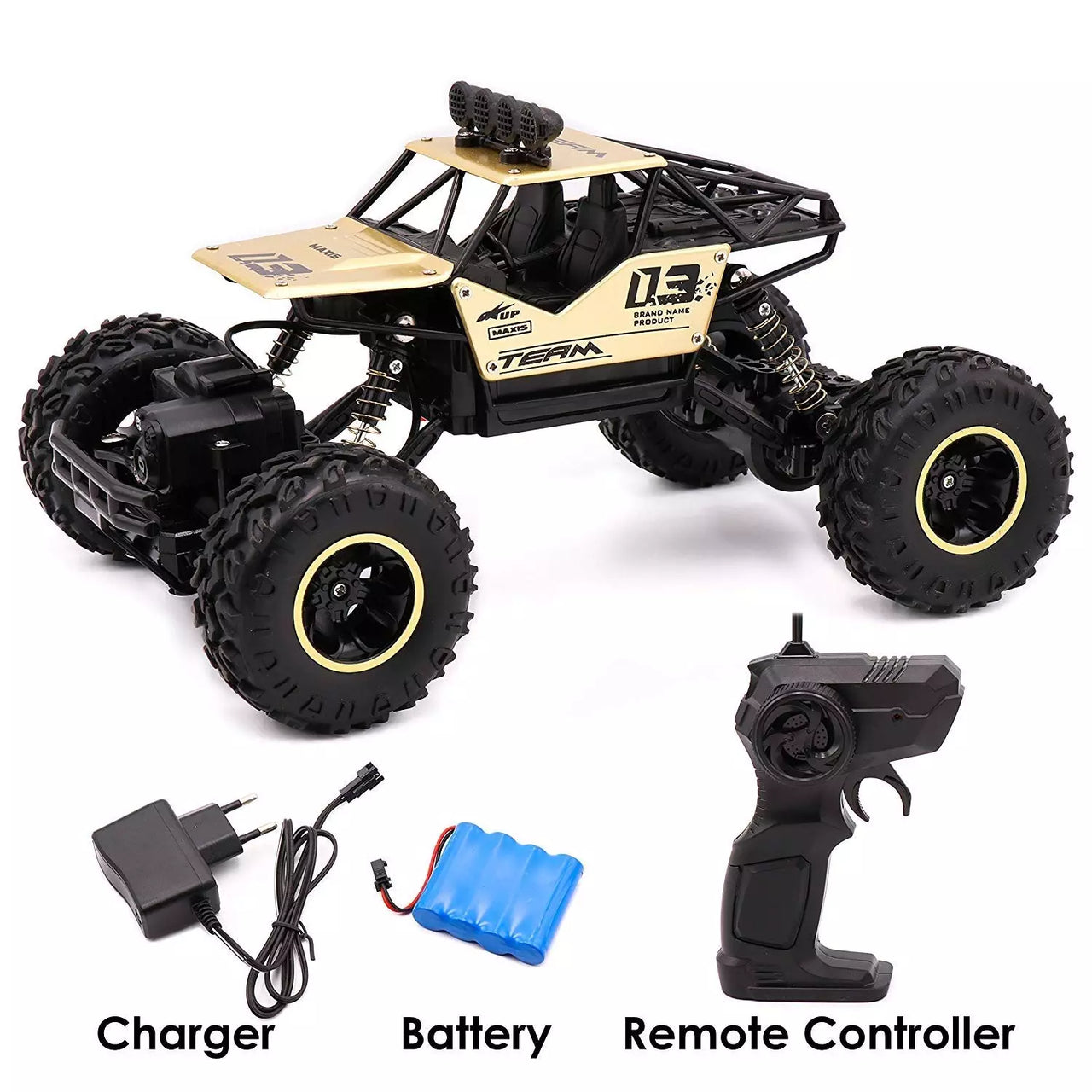 Toystar MonsterCrawler RC Truck | 4WD Off-Road Adventure - Remote Control Monster Truck - 4WD Off-Road Avontuur - Remote C...