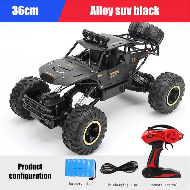 Toystar MonsterCrawler RC Truck | 4WD Off-Road Adventure - Remote Control Monster Truck - 4WD Off-Road Avontuur - Remote C...