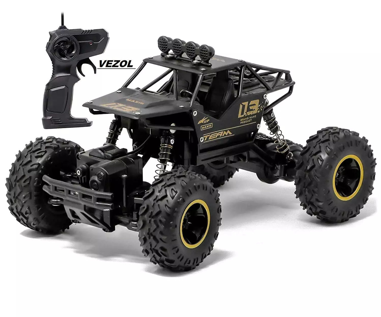 Toystar MonsterCrawler RC Truck | 4WD Off-Road Adventure - Remote Control Monster Truck - 4WD Off-Road Avontuur - Remote C...