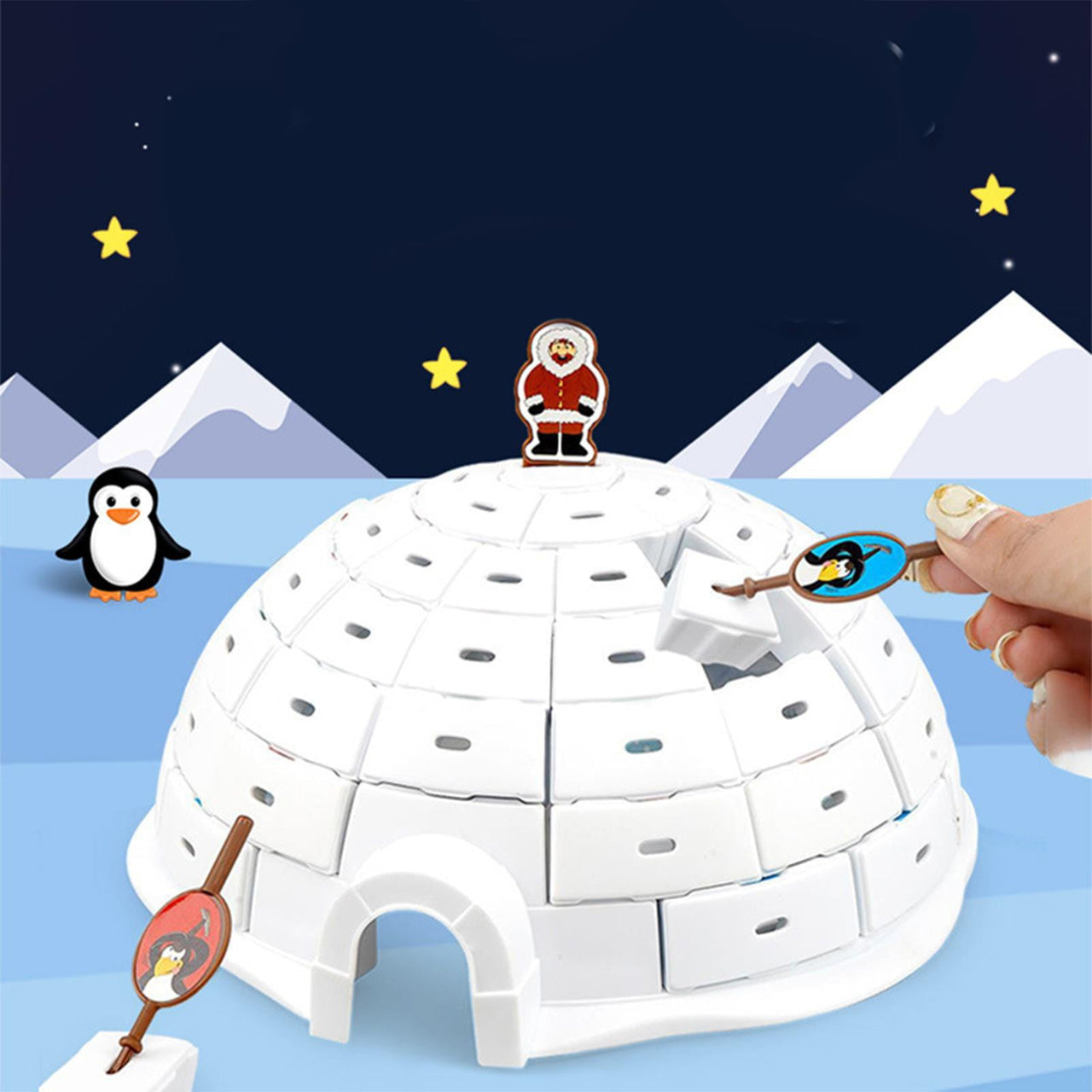 Toystar Igloo Bricks | Free your inner joy with this penguin board game! - Stimulates fun and strategic thinking - Bevrijd...