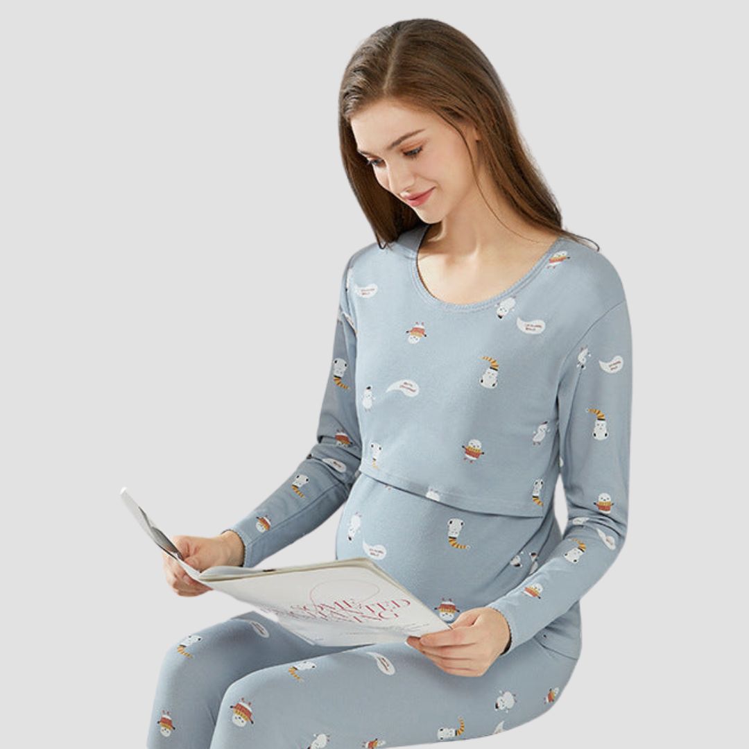 Toystar Mom's Comfort | Feel Beautiful and Caring - Soft Maternity Dress for Home - Voel Je Mooi en Zorgzaam - Zachte Zwan...