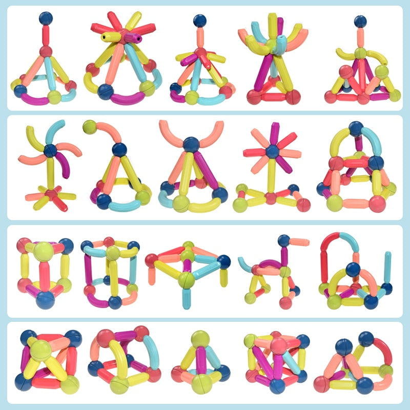 Toystar Magnetix Attractive Building Blocks Set | Development & Creativity - For Babies and Children - Ontwikkeling & Crea...