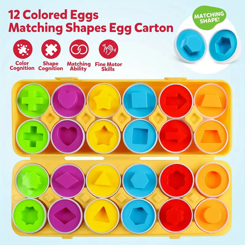Toystar EggShapes | Discover, play and learn - Educational puzzle toys for fine motor skills - Ontdek, speel en leer - Edu...