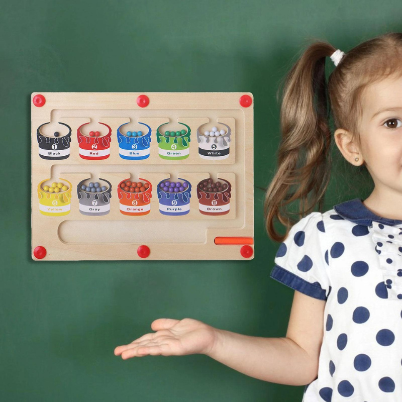 Toystar EcoToys | Educational maze adventure with magnets - Magnetic sorting board - Leerzaam doolhofavontuur met magneten...
