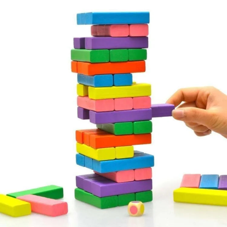 Toystar StackMaster | Lively Fun - Wooden Tumble Tower Game - Bestseller - Levendige Pret - Houten Tumble Tower Spel