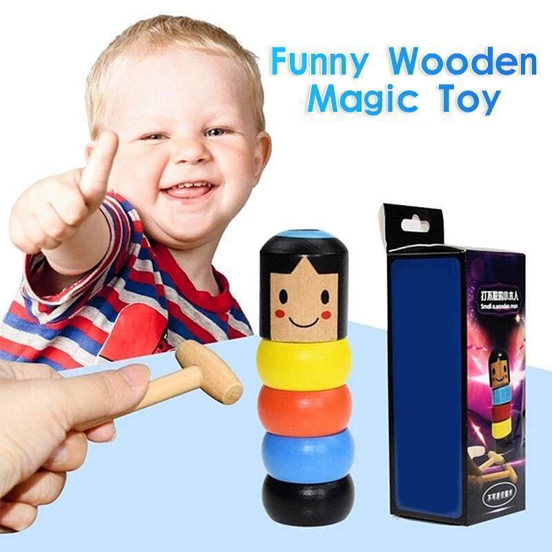 Toystar Magic Flex Toy | Magic Bendable Wooden Acrobat - Encourages creative play and motor skills - Magische Buigbare Hou...