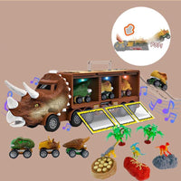 Thumbnail for Toystar Musical Dinosaur Truck | Fun Dinosaur Transporter Toy - Encourages creative play and motor skills - Prettige Dinos...
