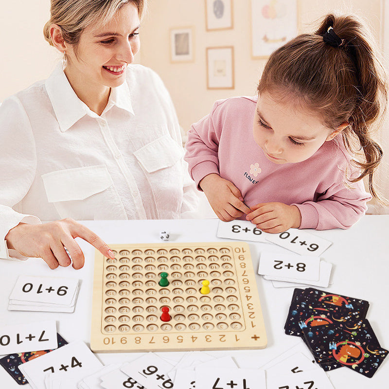 Toystar EcoToys Calcublox | Wooden Educational Math Game - Learn to count quickly & easily - educational game - calculatio...