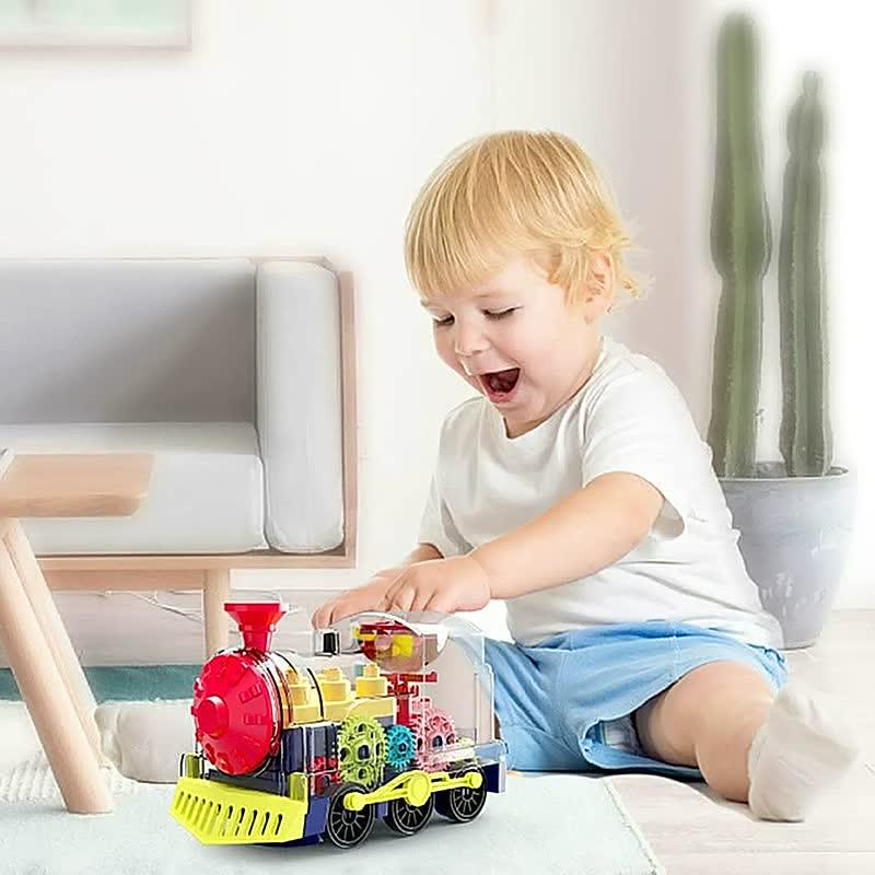 Toystar Transparent Choo Choo Train | Fun and fascinating toy train - Encourages creative play and motor skills - Leuke en...