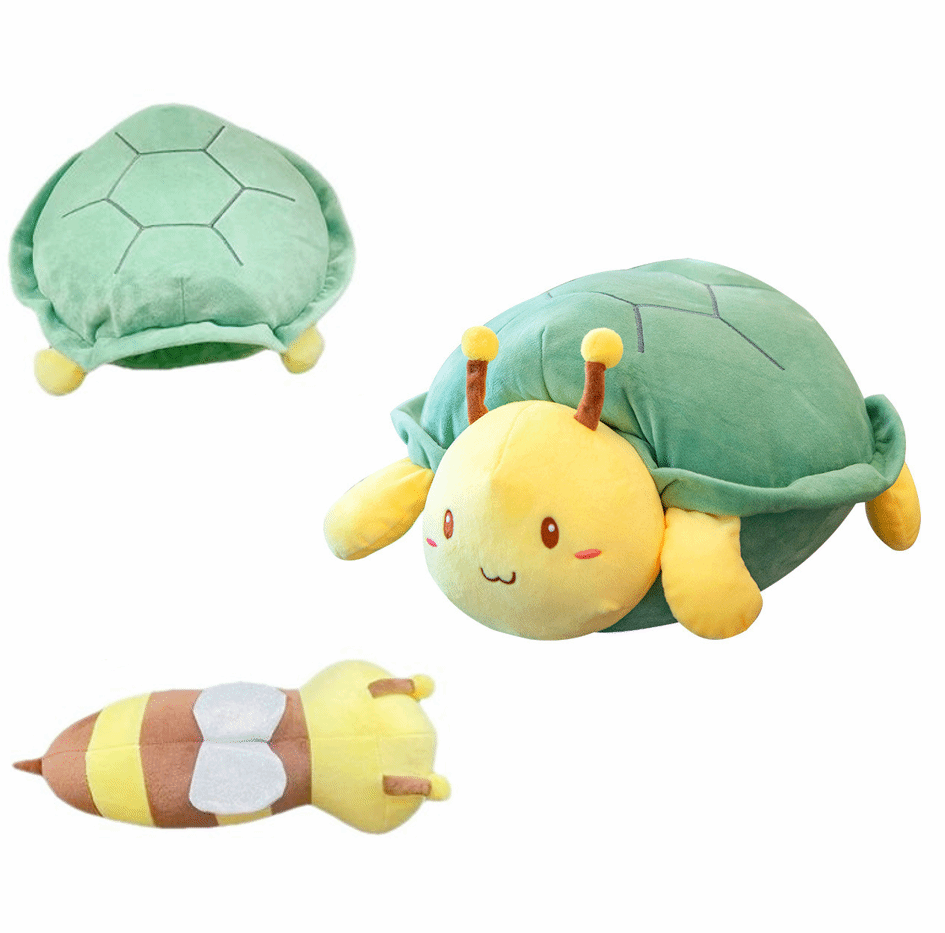 Toystar SnuggleShell | Cuddly warmth in a shell - Portable turtle pillow - Knuffelbare warmte in een schild - Draagbaar sc...
