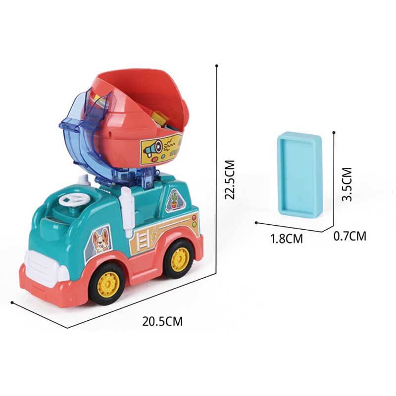 Toystar DominoExpress | Endless fun - Automatic domino train with colorful blocks - Eindeloos speelplezier - Automatische ...