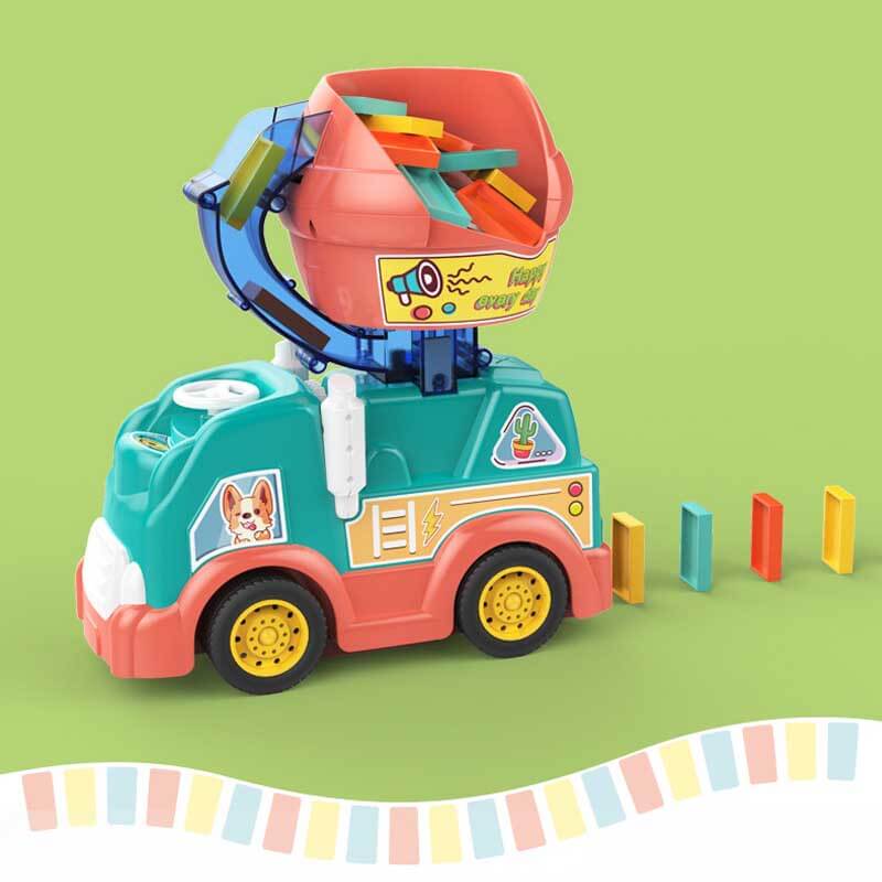 Toystar DominoExpress | Endless fun - Automatic domino train with colorful blocks - Eindeloos speelplezier - Automatische ...