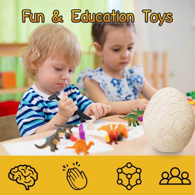 Toystar DinoDig | Exciting discovery fun - Large digging eggs with dinosaur figures for children - Spannend ontdekplezier ...
