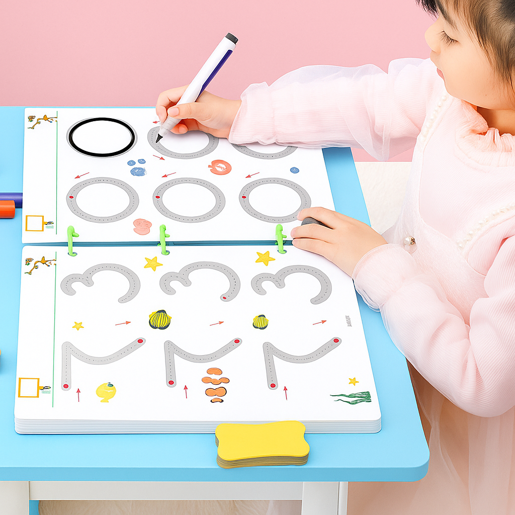 Preschool Pen Control Practice Workbook