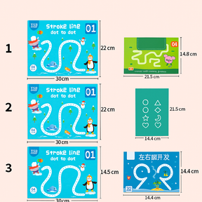 Preschool Pen Control Practice Workbook