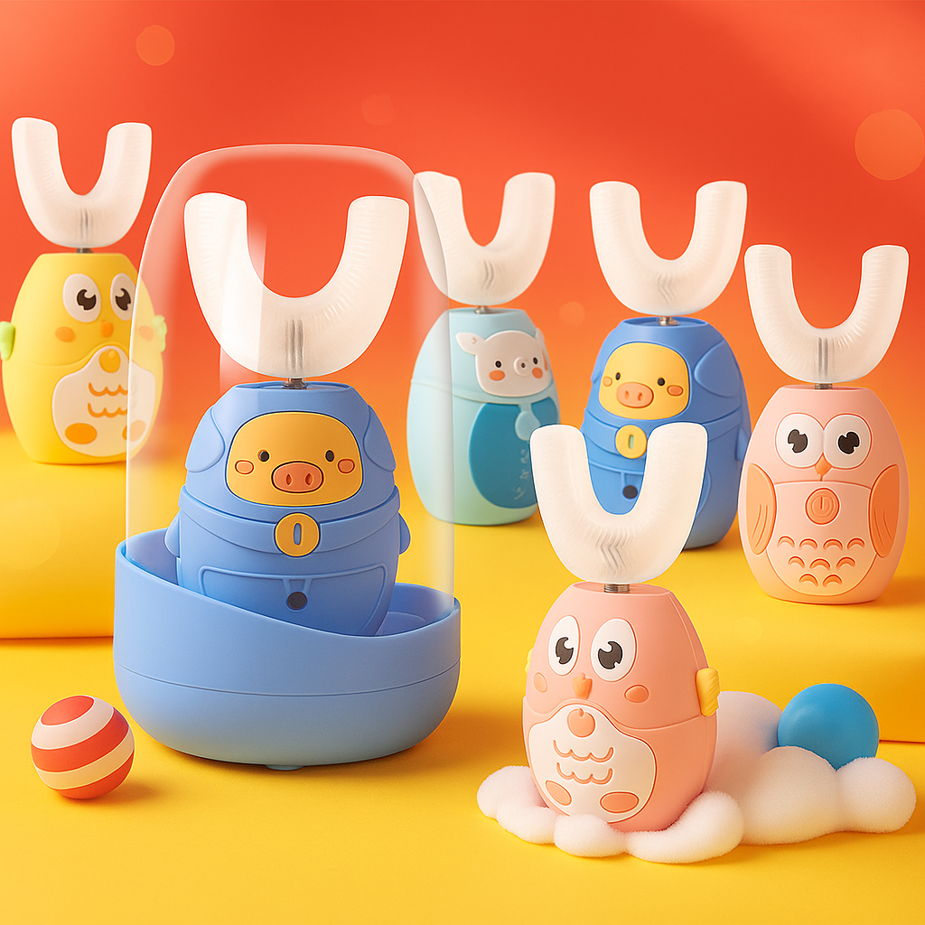 Animated Kids Powered Ultrasonic Toothbrush