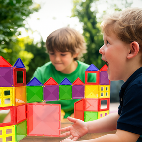 Magnetic Building Tiles For Kids